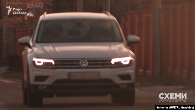 Volkswagen Tiguan 2020 року випуску, яким володіє тесть Кириленка